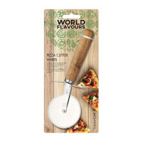 Нож для пиццы, дерево, нержавеющая сталь, 20 см, серия World of Flavours, KITCHEN CRAFT, Великобритания_00807710062253258188.jpg