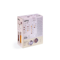 Набор контейнеров для сыпучих продуктов, 5 предметов, пластик, силикон, бежевый, серия Flip Storage, LEKUE, Испания_00817020063584298944.jpg