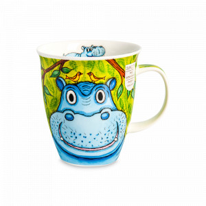 Кружка «Бегемот Невис», объем: 480 мл, материал: костяной фарфор, цвет: декор, серия Nevis, DUNOON, Великобритания, DUNOON (Великобритания)