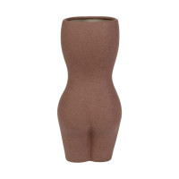 Ваза для цветов Black, 23 см, керамика, коричневый, серия Body, DOIY, Испания_00819740048178382398.jpg