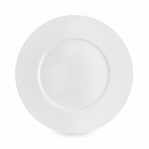 Тарелка обеденная BLANC, 28 см, фарфор, белый, рельеф, серия Collection L, GUY DEGRENNE, Франция, GUY DEGRENNE (Франция)