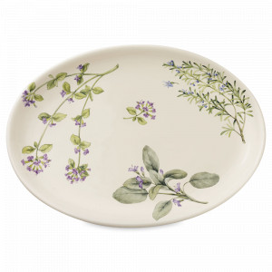 Блюдо овальное, 38 х 27 см, керамика, декор, серия Rosemary, NUOVA CER, Италия, r