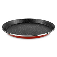 Форма для пиццы Pizzapan, 35 см, 1.6 л, сталь, стеклоэмаль, красный, серия Cerise Pierre, VITRINOR, Испания
