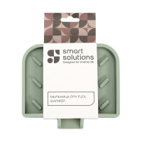 Мыльница Dry Flex, 12.5 х 11 см, силикон, мятный, SMART SOLUTIONS, Россия_00818870053516989928.jpg