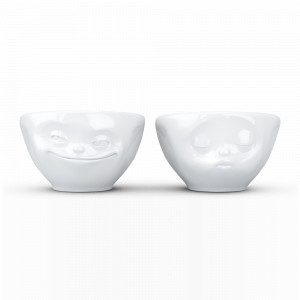 Набор из 2-х индивидуальных салатников, 100 мл, фарфор, белый, серия Grinning, TASSEN, Германия, TASSEN (Германия)