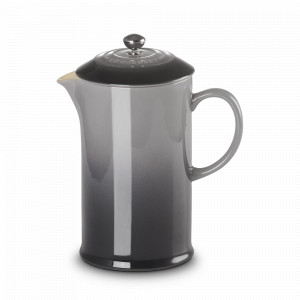 Френч - пресс, 1 л, каменная керамика, серый, серия Flint, LE CREUSET, Франция, Коллекция в сером LE CREUSET