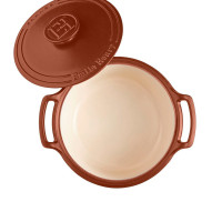 Кастрюля , 4 л, керамика, 26 см, терракот, серия Sublime, EMILE HENRY, Франция_00813100063123511230.jpg