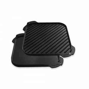 Гриль квадратный, двухсторонний, 26 х 26 см, чугун, LODGE, США, LODGE (США)