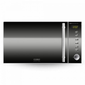 Печь микроволновая с грилем, нержавеющая сталь, пластик, черный, CASO, Германия, CASO (Германия)