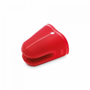 Варежка - прихватка для духовки, силикон, красный, LEKUE, Испания, Прихватки кухонные силиконовые