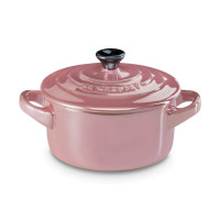 Кокот , 0,25 л, 10 см, керамика, ягодный металлик, серия Pearlized Light Rose Quartz, LE CREUSET, Франция