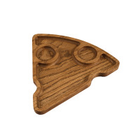 Менажница «Сыр», дуб, коричневый, UNECA, Россия