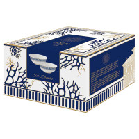 Набор из 2-х порционных салатников, 11 см, 280 мл, фарфор, белый, синий, серия Corallo, Pozzi Milano 1876, Италия_00818750047965242205.jpg