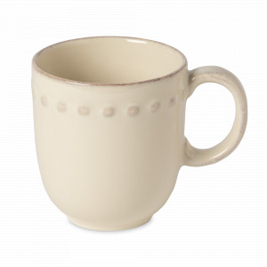 Кружка Cream, 370 мл, керамика, кремовый, серия Pearl, COSTA NOVA, Португалия, Кружки