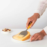 Нож для сыра с теркой, 23 см, нержавеющая сталь, пластик, желтый, серия Tasty+, BRABANTIA, Бельгия_00801470062068133629.jpg