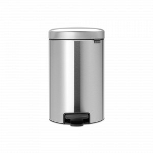 Контейнер для мусора с педалью, 12 л, нержавеющая сталь, стальной, серия newIcon, BRABANTIA, Бельгия, BRABANTIA (Бельгия)
