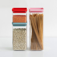 Контейнер для сыпучих продуктов, 2,5 л, 11 х 11 х 29,5 см, пластик, розовый, серия Tasty Colours, BRABANTIA, Бельгия_00801470057607915148.jpg