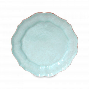 Блюдо круглое Turquoise, 34 см, керамика, голубой, серия Impressions, COSTA NOVA, Португалия, Impressions COSTA NOVA