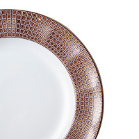 Тарелка десертная, 19 см, фарфор, белый, золотой, серия Soren Gold, WALLENDORFER, Германия_00813280064766667745.jpg