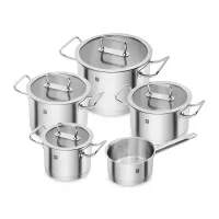 Набор из 5-ти кастрюль, нержавеющая сталь 18/10, стальной, серия Pro, ZWILLING J.A. HENCKELS, Германия, 