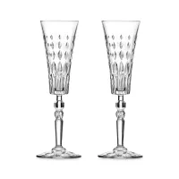 Набор из 2-х бокалов для шампанского, 170 мл, хрустальное стекло, серия Marilyn, RCR, Италия, 