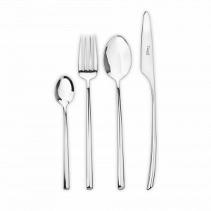 Набор столовых приборов на 12 персон, 72 предметов, стальной, серия Mezzo, CUTIPOL, Португалия, Серия Mezzo CUTIPOL
