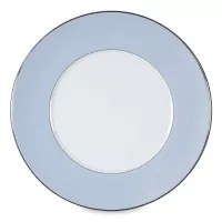 Блюдо круглое, 32 см, фарфор, белый, голубой, серия Isabella, MIKASA, США, 