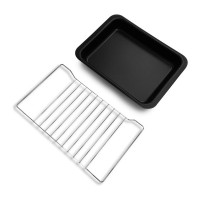 Противень с решеткой для гриля, 24 х 32 см, сталь с антипригарным покрытием, черный, серия Gardenia, GUARDINI, Италия_00820000057135187682.jpg