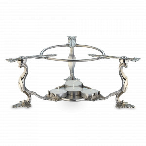 Подставка для подогрева, диаметр 26 см, нержавеющая сталь, серия Opus Prima, RUFFONI, Италия, RUFFONI (Италия)