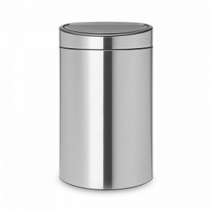 Контейнер для мусора, 40 л, нержавеющая сталь, стальной, серия TOUCH BIN, BRABANTIA, Бельгия, Скидка до -20% на мусорные ведра Brabantia