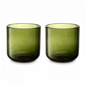 Набор из 2-х стаканов, 310 мл, стекло, темно-зеленый, серия Flowi, LIBERTY JONES, Россия, Бар LIBERTY JONES