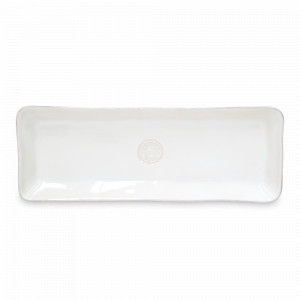 Блюдо прямоугольное White, 37.2 х 13.7 см, керамика, белый, серия Nova, COSTA NOVA, Португалия, Керамическая посуда для запекания в духовке
