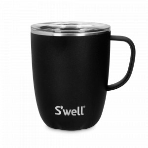 Термокружка ONYX, 350 мл, нержавеющая сталь, пластик, черный, KITCHEN CRAFT, Великобритания, Термокружки