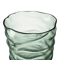 Ваза Crumpl, 20 см, стекло, зеленый, BERGENSON BJORN, Великобритания_00814620061112143506.jpg