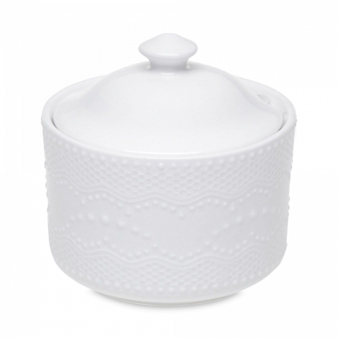 Сахарница Vivien, 280 мл, фарфор, белый, WALMER, Великобритания