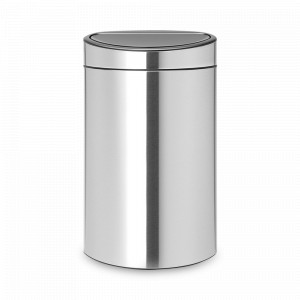 Контейнер для мусора, 40 л, нержавеющая сталь, стальной, серия TOUCH BIN, BRABANTIA, Бельгия, Мусорные ведра на кухню