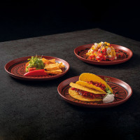 Тарелка пирожковая Aztec, 16 см, керамика, коричневый, декор, серия Pacifica, COSTA NOVA, Португалия_00819310054096323615.jpg