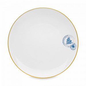 Тарелка обеденная, 28 см, фарфор, декор, серия Transatlantica, VISTA ALEGRE, Португалия, Transatlantica VISTA ALEGRE