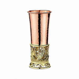 Стопка «Тетерев», 65 мл, медь кованая, серия Охотничий домик, Кольчугинский Мельхиор, Россия, Стопки для водки и текилы