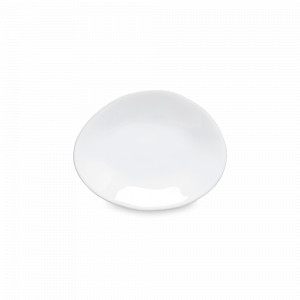 Тарелка пирожковая White, 15.4 х 12.2 см, керамика, белый, серия Livia, COSTA NOVA, Португалия, Тарелки хлебные