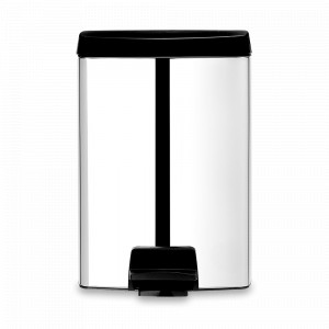 Контейнер для мусора с педалью, 10 л, нержавеющая сталь, стальной, BRABANTIA, Бельгия, Скидка до -20% на мусорные ведра Brabantia