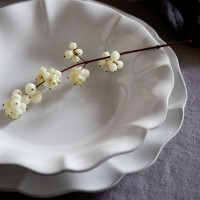 Тарелка для пасты White, 24.7 см, керамика, белый, серия Rosa, COSTA NOVA, Португалия_00814370002364542773.jpg