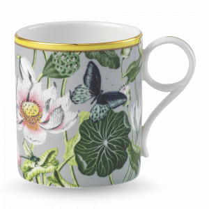 Кружка Водяная лилия, 210 мл, костяной фарфор, розовый, декор, серия Wonderlust, WEDGWOOD, Великобритания, WEDGWOOD (Великобритания)