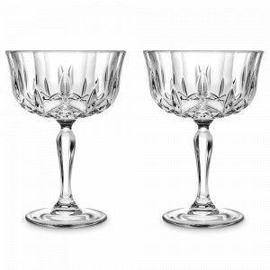 Набор из 2-х креманок Style, 240 мл, хрустальное стекло, серия Opera, RCR, Италия, Свадебные бокалы