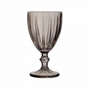 Бокал - кубок для вина, 300 мл, стекло, серый, серия Vivaldi, ANNA LAFARG, Китай, Бокалы и стаканы ANNA LAFARG