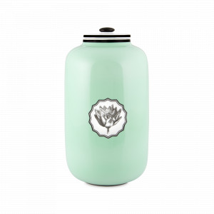 Емкость для хранения Macau Box, 30 см, фарфор, бирюзовый, серия Herbariae, VISTA ALEGRE, Португалия, Предметы интерьера