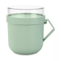 Ланч-бокс кружка суповая, 600 мл, пластик, мятный, серия Make &amp; Take, BRABANTIA, Бельгия, 