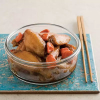 Контейнер круглый стеклянный, 950 мл, стекло, фиолетовый, GLASSLOCK, Корея_00814020002458395026.jpg