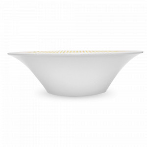 Салатник , 26 см, фарфор, белый, золотой, серия Meridien Gold, WALLENDORFER, Германия, Салатники белые