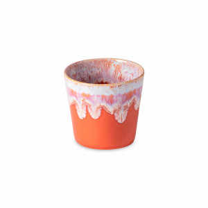 Стакан для кофе Sunset red, 210 мл, керамика, оранжевый, серия Grespresso, COSTA NOVA, Португалия, Стаканы для кофе